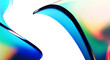 © Santy Valdes - Abstract colorful glass, gradient wave flowing, fluid flow curve glass