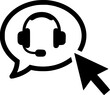 © Dash - Online consultation vector icon
