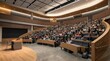 © Ofida Studio - Modern University Lecture Hall Students Learning