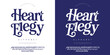 © Kiki - Heart Elegy modern classy serif font with unique ligatures and elegant curves for editorial magazine fashion branding and wedding stationery