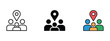 © Ayat04 - Social participation icon within civic life context showing abstract human figures and shared space elements representing local community engagement
