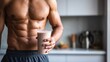 © Tata - Toned abdomen shows fitness dedication