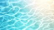 © MAY - Water gradient transitioning from deep blue to turquoise in a tropical sea under sunlight.