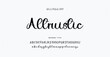 © Maheen - Hand drawn vector alphabet. Modern monoline signature script font. Elegant Signature Font. Best Alphabet Beautiful Calligraphy Signature Font