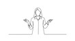 © Jayjay - Woman Gesturing Confusion or Uncertainty with Open Hands