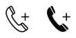 © MD Din Islam - Combining traditional and modern phone icons with plus signs for merging concepts