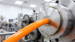 © Александр Марченко - Plastic medical tubing manufacturing process with extruder machine