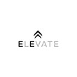 © putra - Elevate motivational logo with arrow design.