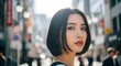 © Prabowo - Beautiful Young Asian Woman in City Street Portrait