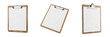 © Tippu - Clipboard with Blank Paper, Portapapeles con Papel, Porte-bloc avec Papier, 剪贴板, Office Documentation Tool, Paper Support Device, Writing Board Mockup, Business Administration Supply Cellulose