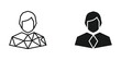© MDNAEEM - Contrasting silhouettes of a casual and a formal professional figure