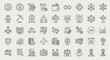 © AbdullahGujjar - Various business and technology icons are shown in a grid layout on a plain background