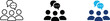 © Shahar  ID: #7035539 - Public consultation icon showing professional collective dialogue and community group discussion. Professional illustration for stakeholder engagement and focus group research.