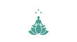 © Hana - Person Sitting in Lotus Position Meditating.