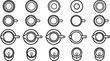 © Precision CAD System - A captivating pattern of coffee cup and saucer designs, showcasing a minimalist and artistic representation.