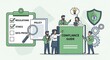 © ariya - Data protection and compliance guide depicted with business professionals