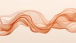 © MuhammadAwais - Elegant abstract background featuring delicate flowing silk fabric curves in soft coral and peach tones that create a smooth fluid aesthetic suitable for modern luxury artistic creative projects