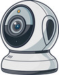 © depo - Indoor Smart Security Camera Illustration for Home Monitoring