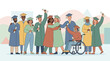 © YaVec25 - Modern Flat Vector of Diverse Graduates Celebrating Academic Success