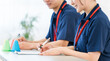 © buritora - Male and female certified care workers and care managers participating in training (study sessions, meetings)