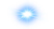 © irham - Luminous blue starburst light effect on alpha channel for overlay