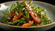 © Shahazadi - vibrant salad with roasted vegetables and nuts