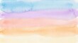 © Muchamad Musa - Abstract watercolor background features soft horizontal gradients of blue, purple, peach, and yellow colors blending together.