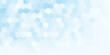 © Salam - Abstract blue and white hexagon background. Futuristic digital hi-technology banner. Healthcare background. Vector
