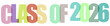 © MST - Colorful graduation class of 2026 banner design for school celebrations