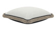 © Vers - White accent pillow with fringe detail