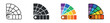 © Icon Atelier - Color Palette Swatch Icon Set, Graphic Design and Color Selection, Creative Tools Icons, Vector Illustration