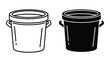© SHAHRIYAR RASEL - Bucket Contrast Vector Duo Commercial Graphic