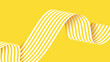 © Rawpixel.com - Vibrant yellow striped ribbon design desktop wallpaper vector