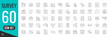 © ZONE M17 - Survey thin line icons set. Rating, feedback, opinion icon. Vector