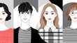 © AA - A group of young adults with different hairstyles and outfits