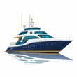 © Saha - Large White Luxury Yacht Boat.