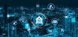 © InfiniteFlow - Futuristic digital law interface displaying justice scale, highlighting digital law, AI compliance, digital law systems, and digital law regulations for secure governance. Spline