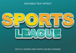 © Nur-uz-zaman - Sports league Text Effect, Bold Athletic Typography