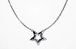 © shahjalal - Minimalist star pendant jewelry featuring elegant chain design, modern accessories isolated on white background. Stylish, trendy, decorative, practical fashion item for gift and collection use
