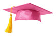 © Rawpixel.com - PNG Pink graduation cap with tassel.