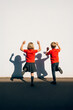 © mur - 影で遊ぶ子供達 | Children playing in the shadows Generative AI