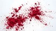 © Lina - Red Powder Spilled on White Surface in Artistic Composition