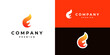 © Local Vector - e letter with fire flame logo icon design vector design template inspiration