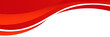 © laily - Vector red line background curve element with white space for text and message design, overlapping layers, vector