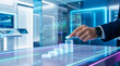© Hifzhan Graphics - Business Growth and Digital Investment Holographic Concept