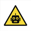 © Azwat - Robot Warning Triangle Sign