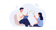 © Elara - Therapist and patient discussing a mind map on a whiteboard during a session