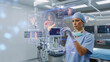 © arabel0305 - Doctor Using Futuristic Medical Interface in Operating Room