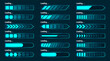 © stas111 - Loading bar collection with futuristic progress indicators and interface elements. Includes various UI progress designs and animation styles
