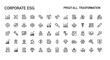 © Redi - Corporate ESG and Digital Transformation Icons Set